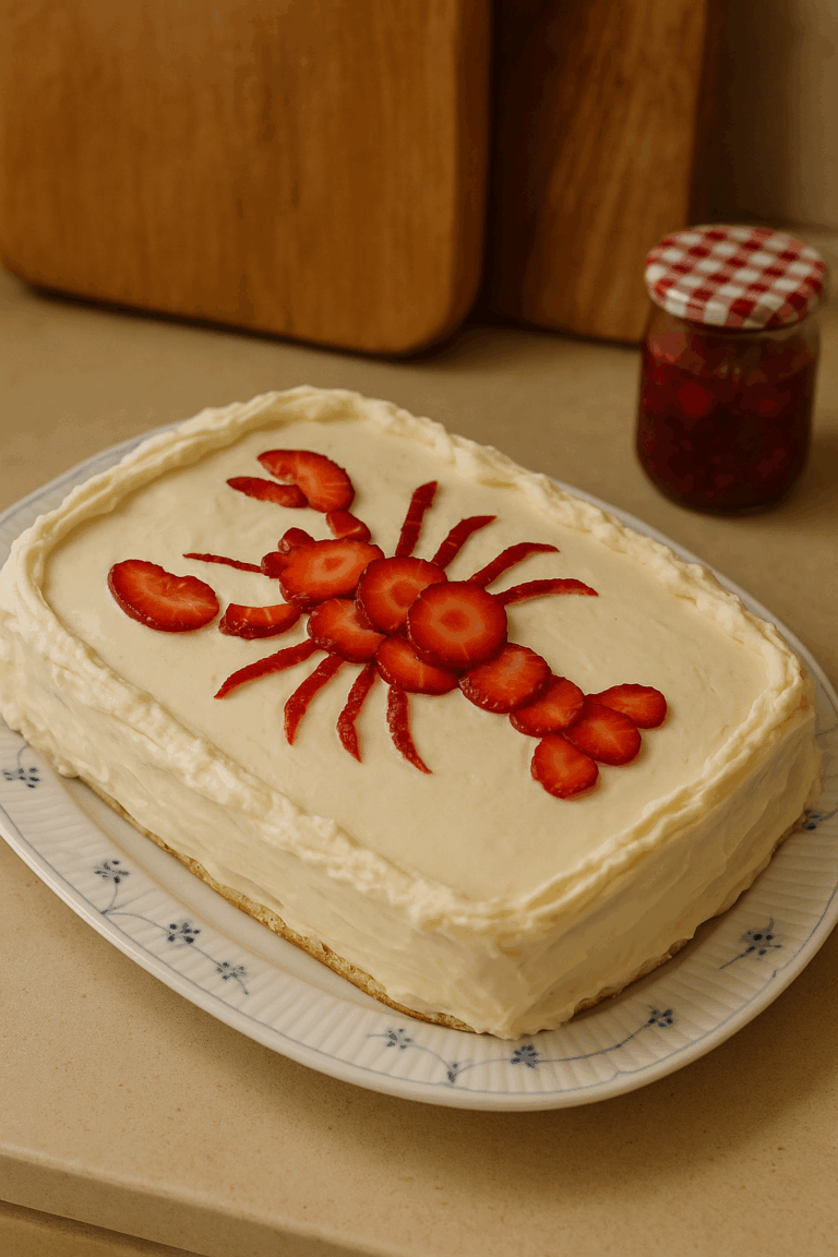 Strawberry-Lobster Cake