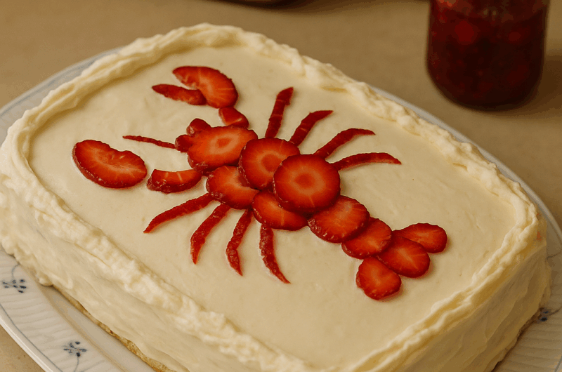 Strawberry-Lobster Cake